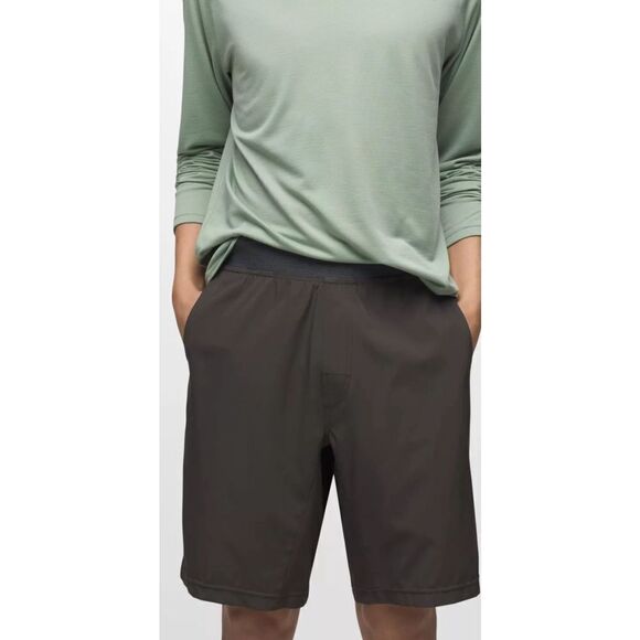NWT prAna Super Mojo Short II sz XL in dark iron gray athletic casual - Picture 1 of 6